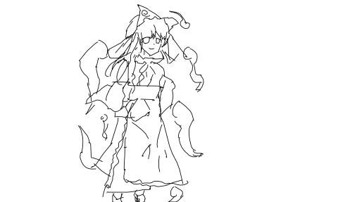 东方project粉毛扇子女